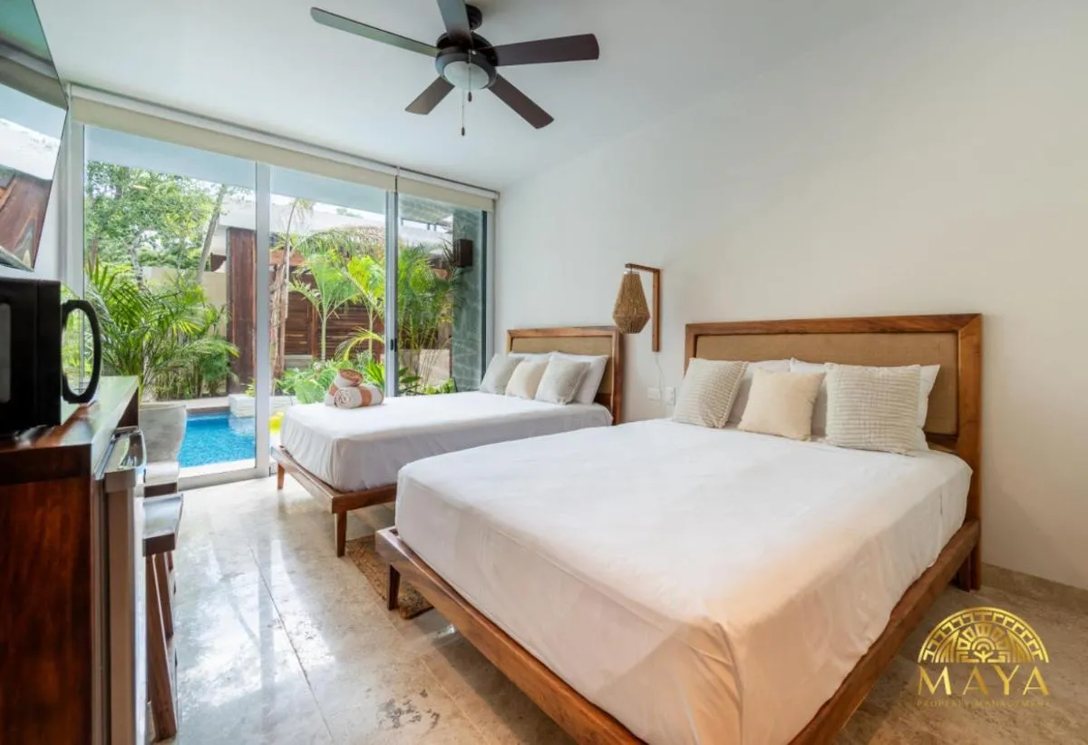 Image 1 of NHOA 107C Lux 1BR Condo Pool access in Aldea Zama