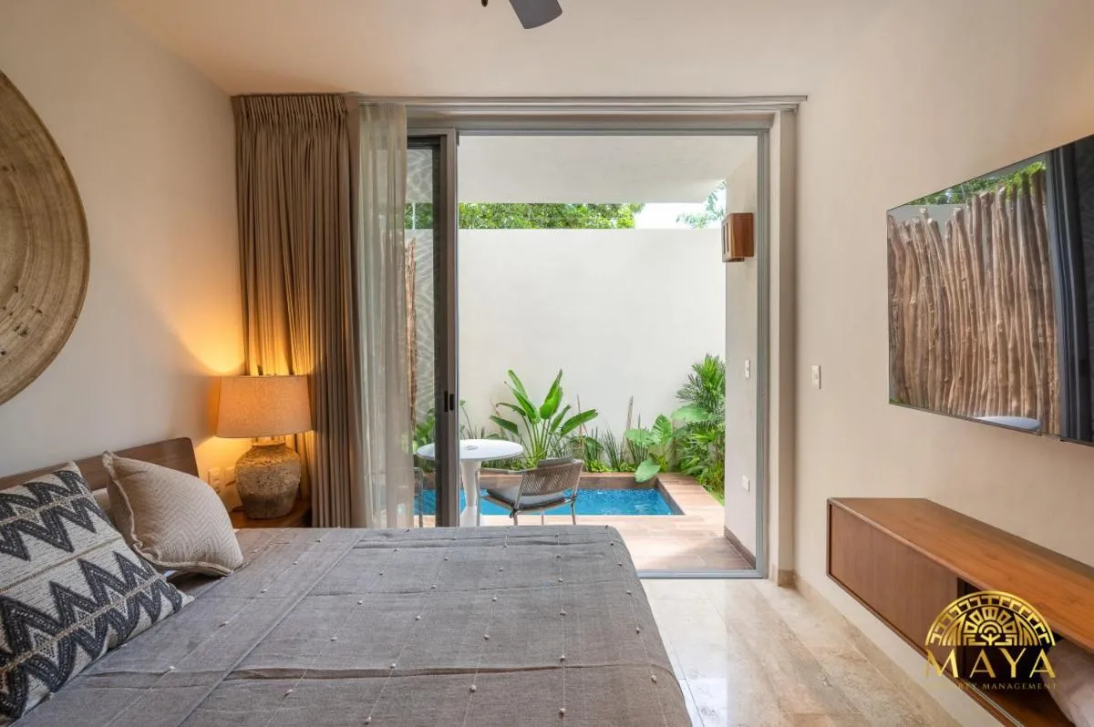 Image 1 of NHOA 112A Lux 2BR Condo Plunge Pool in Aldea Zama