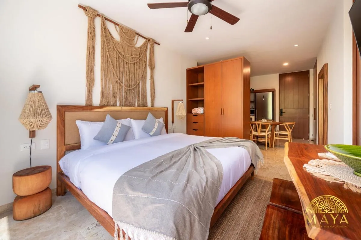 Image 1 of NHOA 207A Lux 2BR Condo Pool View in Aldea Zama