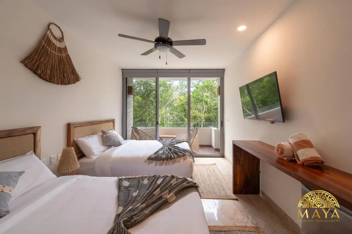 Image 1 of NHOA 208A Lux 2BR Condo Jungle View in Aldea Zama