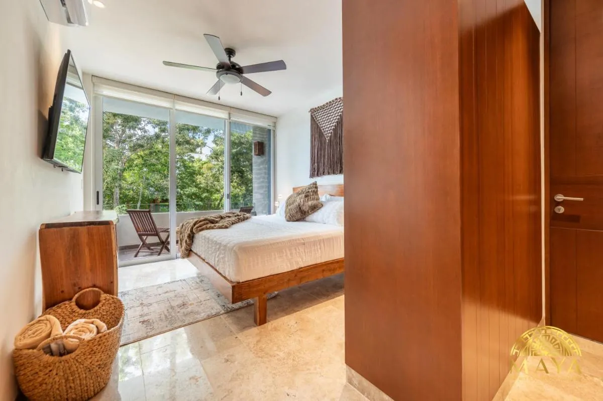 Image 4 of NHOA 211A Lux 2BR Condo Pool View in Aldea Zama